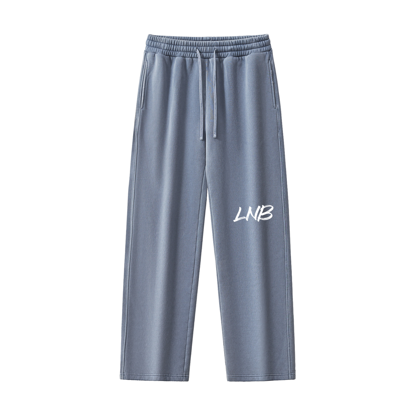 Frayed Enzyme Washed Fleece Sweatpants