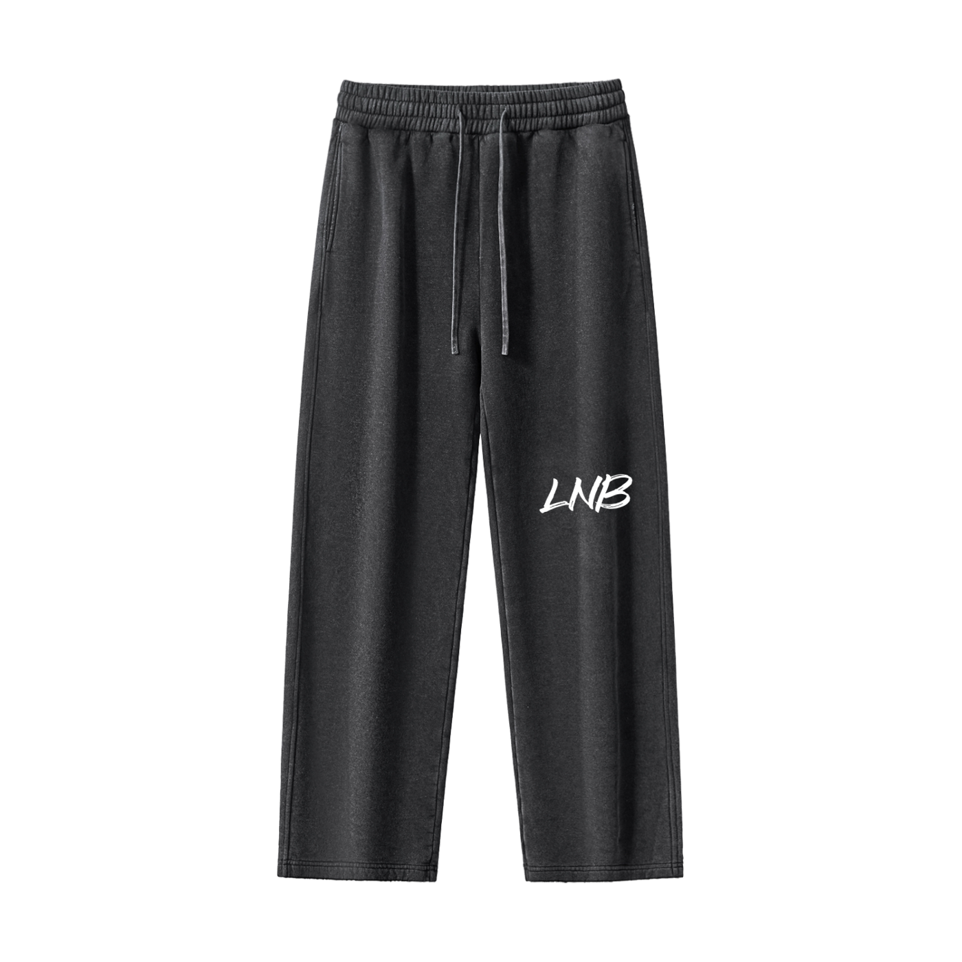 Frayed Enzyme Washed Fleece Sweatpants