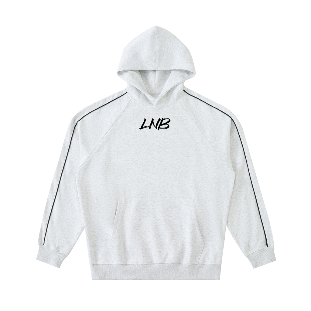Contrast Piping Raglan Hoodie