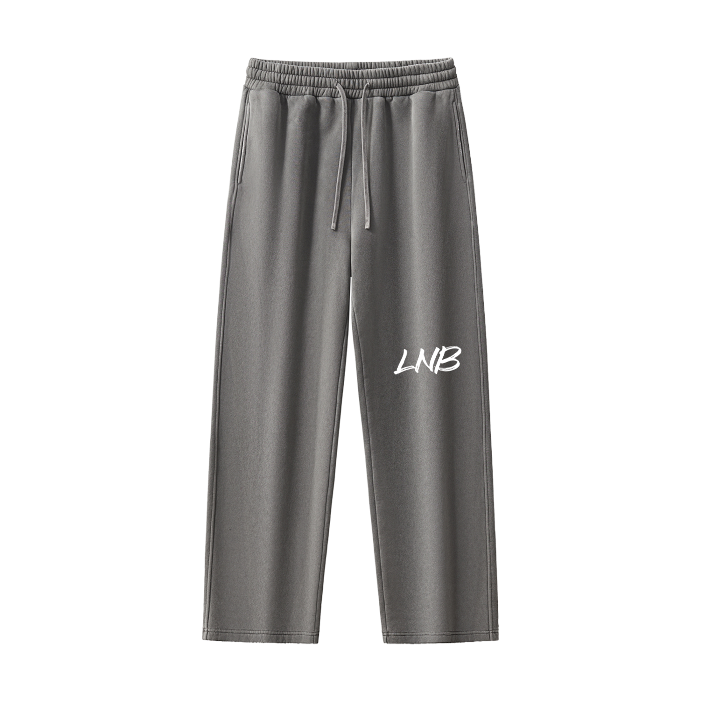 Frayed Enzyme Washed Fleece Sweatpants